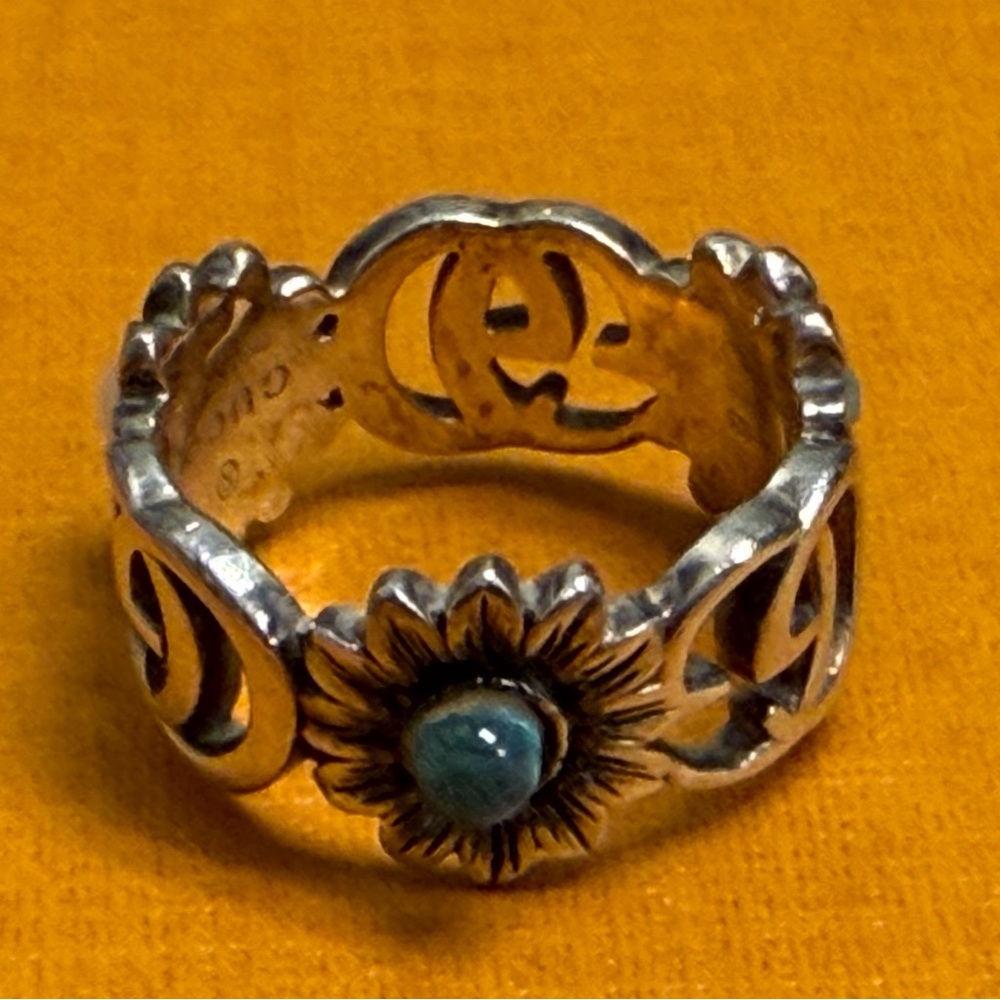 Gucci 925 Sterling Silver Woman’s Ring Size 5